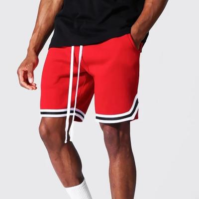 China OEM ODM Service Manufacturer Color Block Drawstring Viable Sports Wear Cotton Vivid Mens Gym Shorts for sale