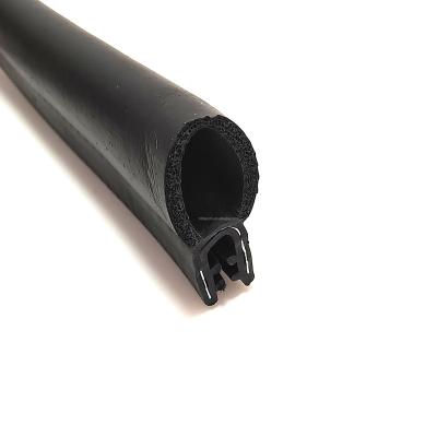 China Cars/Trucks/Ships Custom extruded flexible pvc rubber bag Edge sliding door seal for sheet metal sealing strip for sale