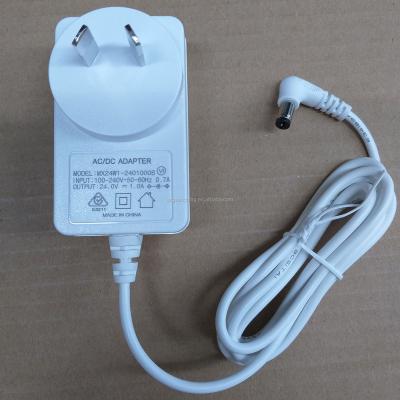 China ABS+PC Material 24v 1A 100-240v 50/60hz Flame Retardant Lamp DC AC Adapter SAD Power Supply for sale