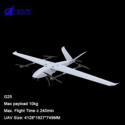 China Medical VTOL Fixed Wing Drone UAV Payload 10kg G25 4200m Max. Altitude AMSL Te koop