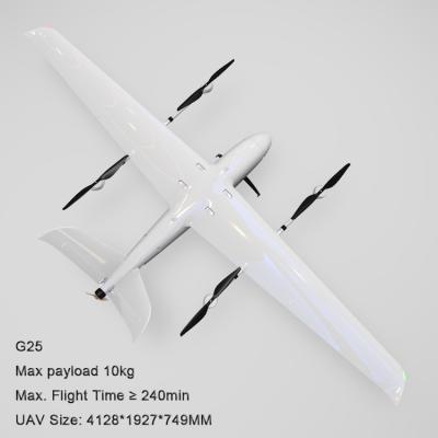 中国 Composite Carbon fiber UAV G25 Fixed wing drones for delivery use 販売のため