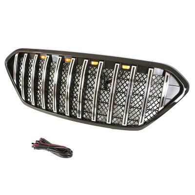 China China-chic Front Grill Car Accessories Chromed Auto Parts New Modified Car Grille Led Accessories For Hyundai IX35 2013 for sale