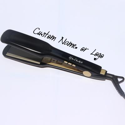 China Commercial Custom Logo Flat Iron Titanium Hair Straightener 450F 480F Sellers for sale