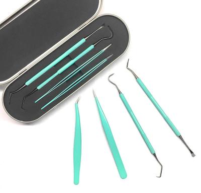 China Household Tool Kit Stainless Steel Vinyl Weeding Tool Kit with Weeder Tweezers for sale