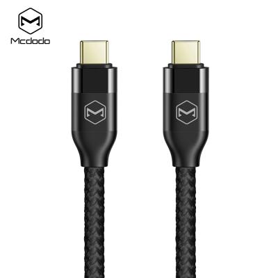 China Mcdodo 100W Data Audio Adapting Charging + Data + Sync Charging USB C to USB C PD Cable for sale