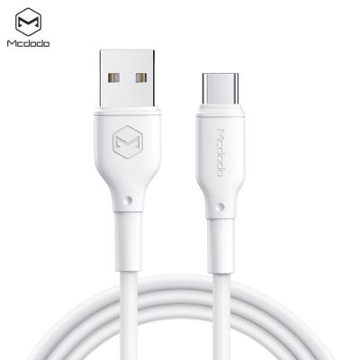 China For All iPhone Over iPhone 5 Mcdodo Factory Price Band 1.2m Sync Data White Round USB C Charging Cable 4ft For Samsung And Huawei for sale