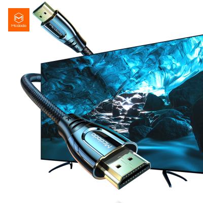 China 8K Data Transmission Male To Male Nylon Braided Black Cable 6FT 4K 8K High Resolution For Hdmi To Hdmi Cable for sale