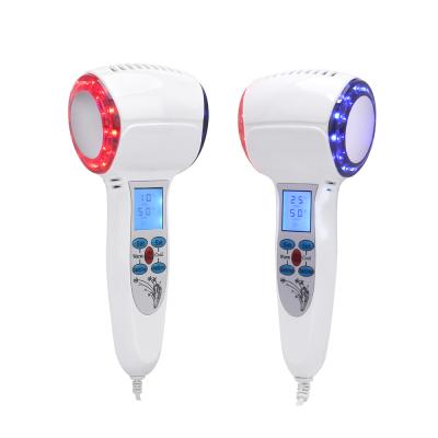 China Portable Face Lift Cryotherapy Facial Hammer Blue Red Led Light Hot And Cold Facial Hammer Korea for sale