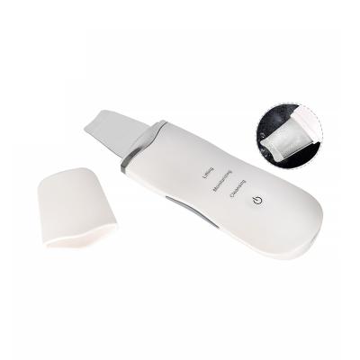 China Private Label Dermabrasion DEEP CLEANSING Face Cleansing Ultrasonic Skin Scrubber Shovel for sale