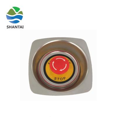 China Generator Set or Truck Exhaust Stainless Steel Emergency Stop Switch Push Button Cover for Generator Canopy Use for sale