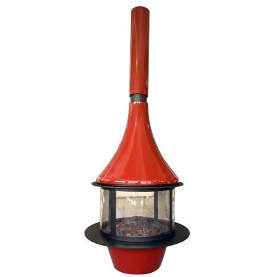 China Log Wood Heater Modern Design Stove Burner Stainless Steel Indoor Hanging Fireplace for sale