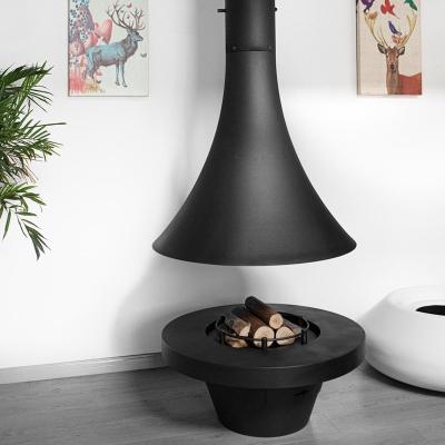 China Diameter Modern High Quality Series Round Fashion Indoor Wall Mounted Bioethanol Fireplace Hanging Fireplace for sale