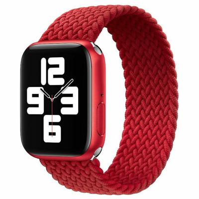 China Solo Loop Apple Watch Solo Series 6 Loop Band Nylon In Metal Connector for sale