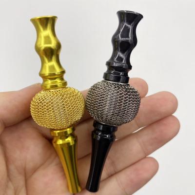 China Durable Black Shisha Hookah Metal Blunt Mouth Tips Smooking Hookah for sale