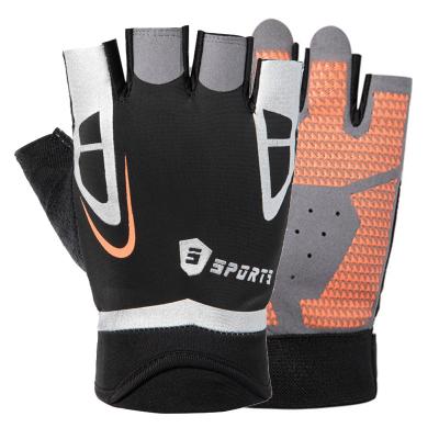 China Summer Callus Gym Gloves Fitness Weightlifting Wear Resistant Gloves Unisex Thin Ice Silk Anti Slip Wear Resistant For Gym Workout for sale