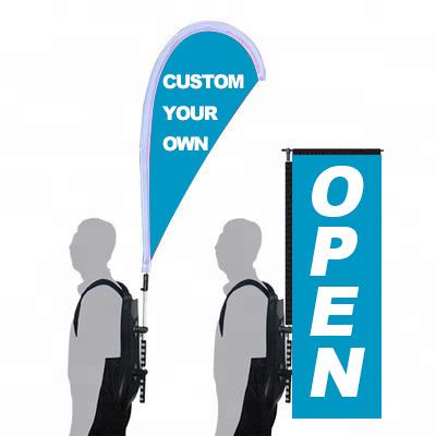 China Outdoor Health Care Institutes Sale Backpack Banner Custom For Dental Hospital for sale