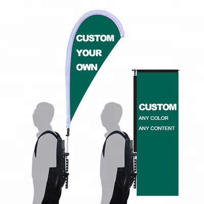 China Health Care Institutes Outdoor Sale Backpack Banner Custom For Supermarket Chain for sale