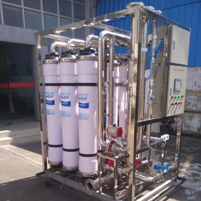 China Automatic ultrafiltration system for hotels 15m3/h Peru uF for mineral water for sale