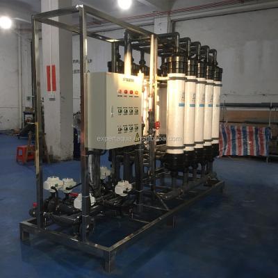 China Hotels Hollow Fiber Ultrafiltration UF Membrane Filtration Unit for sale