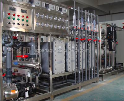 China Boiler Makeup Water 20T/H RO Reverse Osmosis EDI Electrodeionization Ultra Pure Water For Chemical Process Water for sale