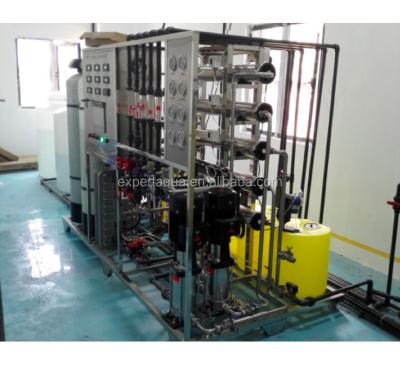 China Boiler Makeup Fine Water 4000L/H Chemical Industry Reverse Osmosis And EDI Deionized Water Treatment System for sale