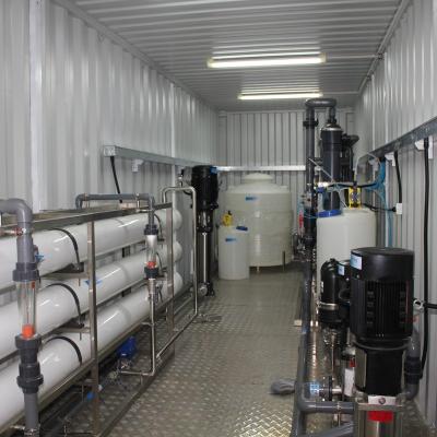 China Hotels Containerized Gray Water Treatment Systems With UF And RO for sale