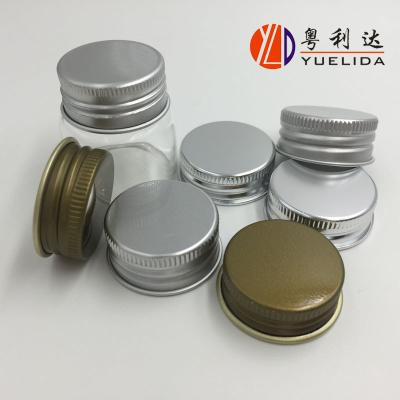 China Non Spill 32MM Aluminum Screw Cover With Custom Printing for sale