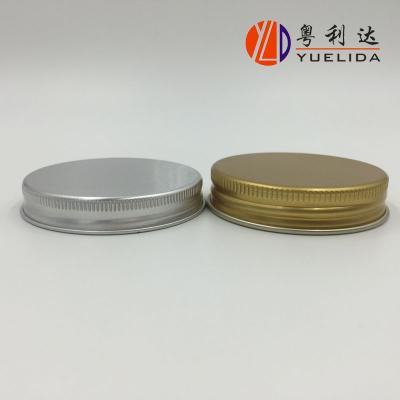 China Non Spill 56MM Aluminum Screw Cover With Different Color Factory for sale