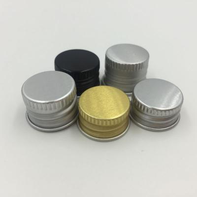 China Non Spill 18MM Screw Aluminum Cover With Colors for sale