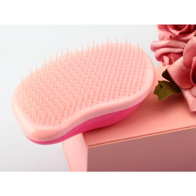 China Home Personal Care Customized Logo Haircare Wet & Dry Massage Hair Brush Peine Comb Kamm Scaple for sale