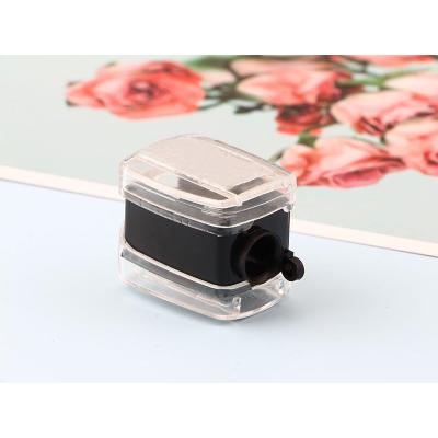 China Cepilhadores de sobrancelhas Makeup Eyebrow Pencil Sharpener Plastic Personalized Cosmetic Pencil Sharpener 2.8*2.2*3.8cm for sale