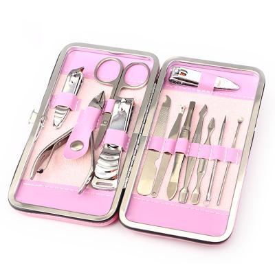 China New personal and professional use beauty care kit with high quality manicure pedicure set 15.5*8.2*1.5cm for sale