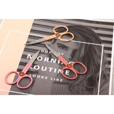 China Right Handed Scissors Wholesale Stainless Steel Clog Printing Eyebrow Facial Hair Trimming Tools Manicure Scisssor Pedicure Scissors for sale