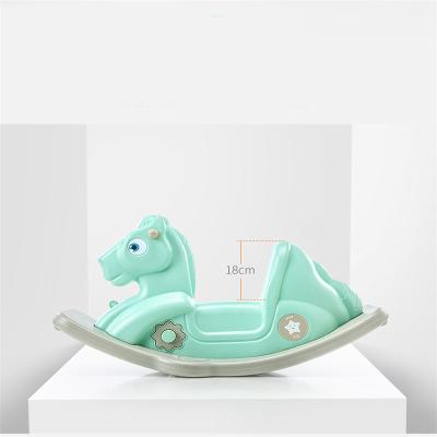 China Lovely Design Baby Safe Safety Plastic Rocking Horse for sale