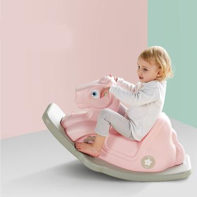 China Safe Kids Plastic Rocking Horse For Baby Indoor Ride On Animal for sale