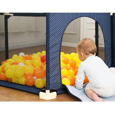 China Easy Assembly Updated Safety Oriented Plastic Collapsible Playpen Panels Foldable Kids Safety Activity Center For 6 Months Baby for sale