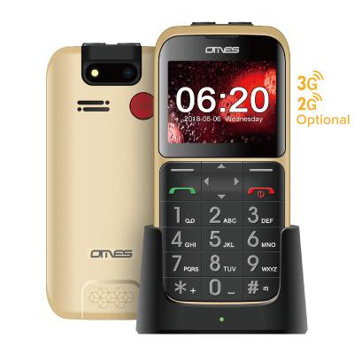 China Big Button 2022 China Top Manufacturer 3g Phone, Big Torch, FM Radio SOS Dual SIM Card Mobile Phone for sale