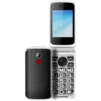 China Dual SIM Card 512MB+4GB Option 2022 Quad Core F31 2.8 Inch 1200mAh Battery 4G Loud Speaker Flip Phone for sale