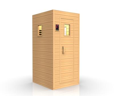 China Computer Control Panel Traditonal Family Steam Sauna Cabins Room Far Infrared Wooden China Sauna Room for sale