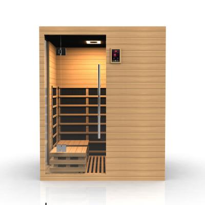 China Computer Control Panel New Arrive Chinese Solid Wood Indoor Steam Sauna Steam Sauna Free Cabin for sale