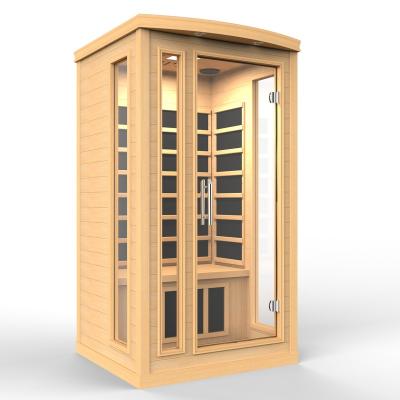 China EUROPEAN Manufacture whole sale digital control comfortable solid wood sauna and steam indoor combined room for sale