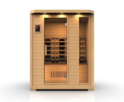 China Wooden computer control panel sauna room for dry steam sauna cabin for sale for sale