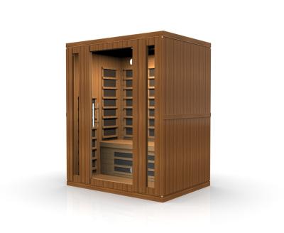 China Computer Control Panel Top Quality Best Design Sauna Gym Equipment Far Infrared Sauna Cabin for sale