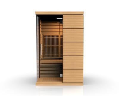 China Computer Control Panel Best Selling Suppliers Wooden Far Infrared Home Sauna For Relax for sale