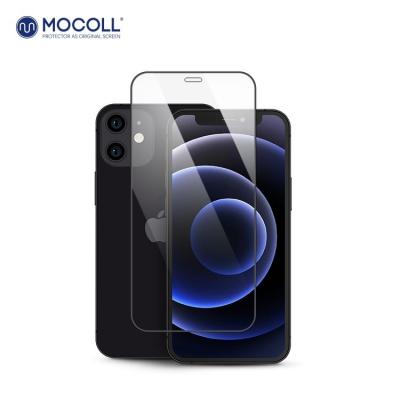 China MOCOLL HD 2.5D Anti-scratch Round Edge Japan CAG Tempered Glass Screen Protector For iPhone 11/12/13 Series for sale