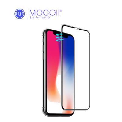 China Mocoll 2.5d 9h Tempered Glass 3d Screen Glass 0.33mm Mobile Screen Glass Protector Anti-peeking For iPhone X Max for sale