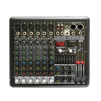 China Metal+plastic Factory Wholesale GAX-MR6 Professional 6 Channel Digital Audio Video Mixer for sale