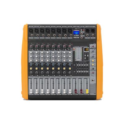 China Good Pricefor Professional Audio Factory Sound Mixer 8 Channel Power Amplifier Mixer 8 Channel Metal+plastic PPM8 Power Easy Outdoor Performance for sale