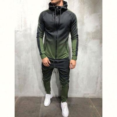 China Breathable Spring And Autumn Streetwear Winter 2 Piece Sweat Suits Hoodie Mens Joggers Sets for sale