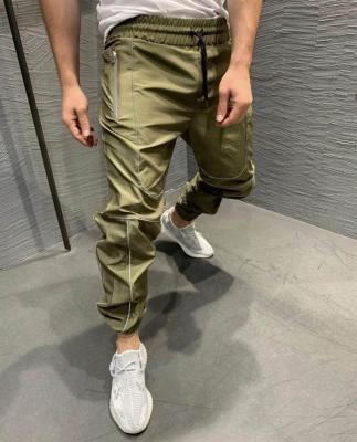 China Overall 2022 Fashion New QUICK DRY Solid Mens Casual Loose Mens Jogging Night Running Reflective Brand Sports Pants For Male for sale